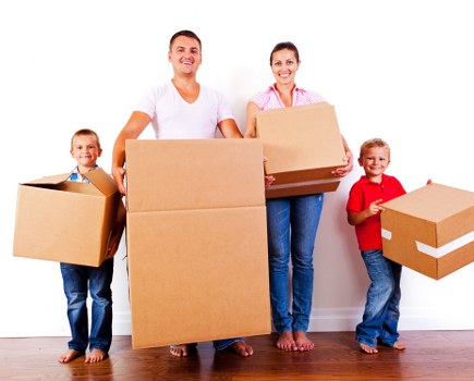 Wardrobe boxes and packing wrap for local house and office moves in Cranford