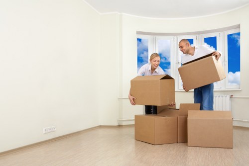 Fragile item boxes and protective packing supplies for a Cranford move