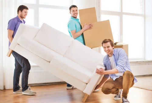 House moving equipment and furniture protection used by Cranford removalists
