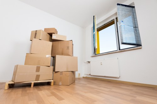 Local removals van supporting a flat relocation in Cranford